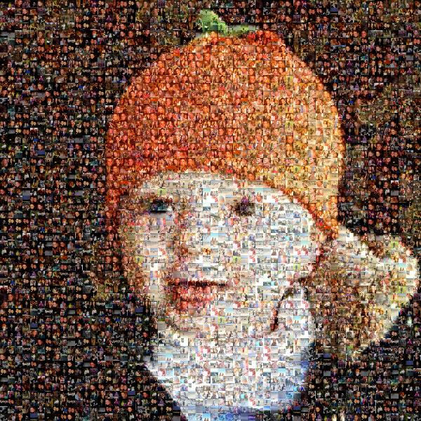A Cute Pumpkin photo mosaic