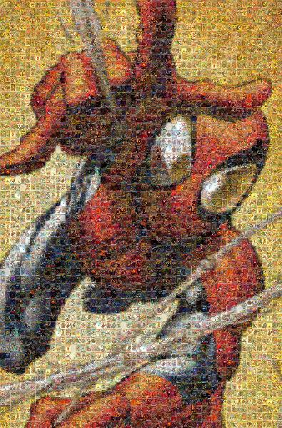 Spider-Man photo mosaic