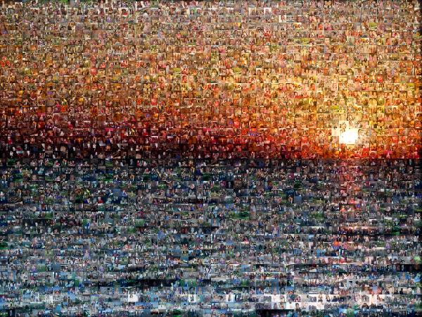 Low Sunset photo mosaic