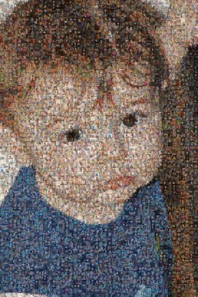 Baby Face photo mosaic