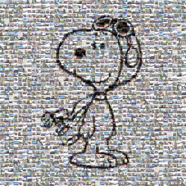 Captain Snoopy photo mosaic