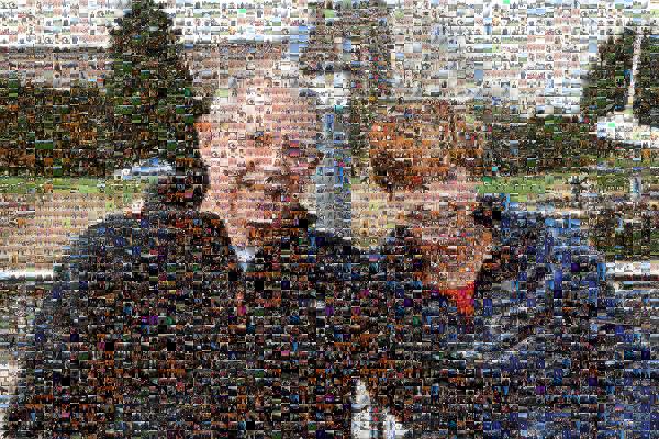 Grandparents photo mosaic