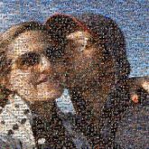 people faces couples kissing anniversary love man woman glasses selfies portraits married 