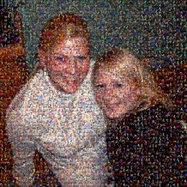 Two Friends photo mosaic