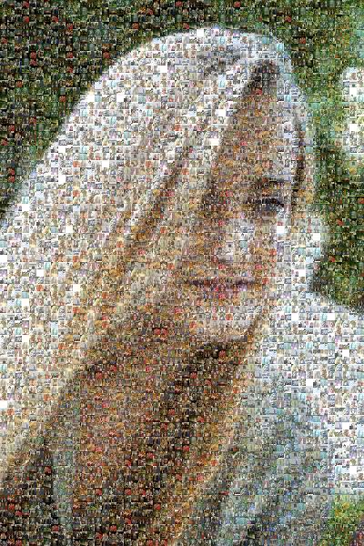 Girl's Portrait photo mosaic