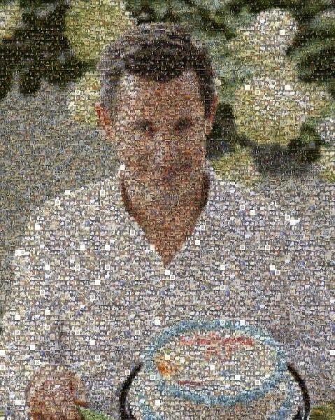 Birthday Portrait photo mosaic