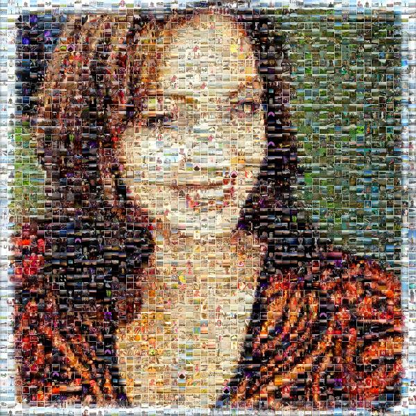 Happy Woman photo mosaic