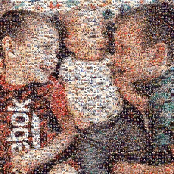 Siblings  photo mosaic