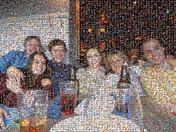 The Whole Gang photo mosaic