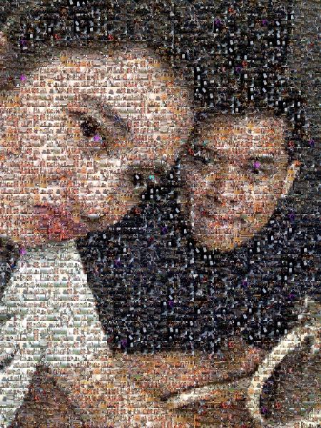 Selfie Couple photo mosaic