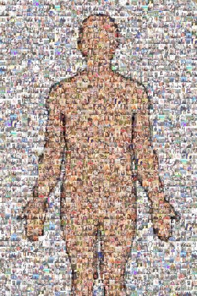 The Human Body photo mosaic