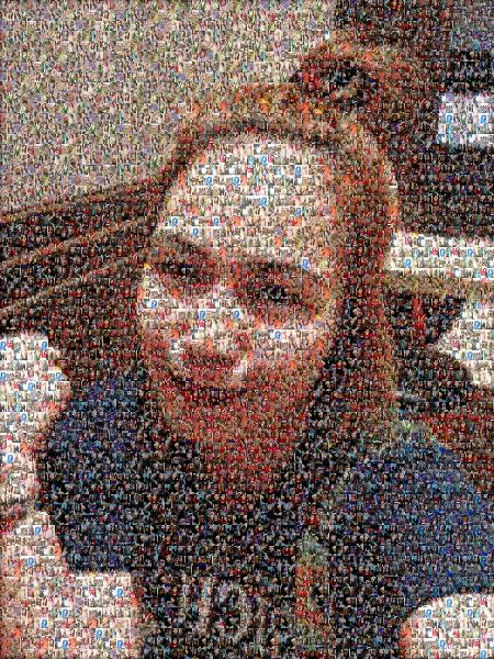 Fun Selfie photo mosaic
