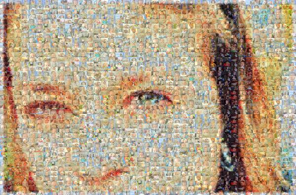 Close Up photo mosaic