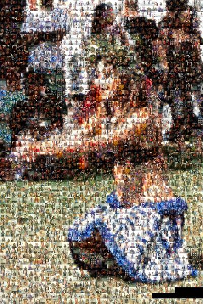 A Dancing Girl photo mosaic