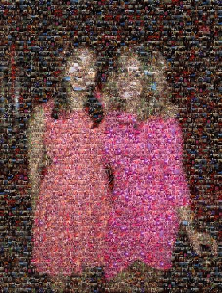 Friends photo mosaic