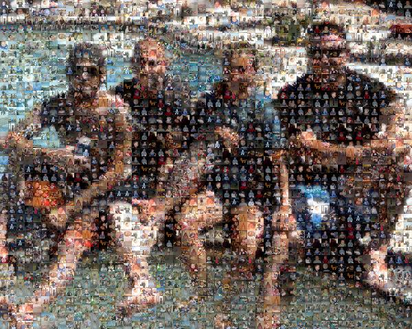 A Group of Friends photo mosaic