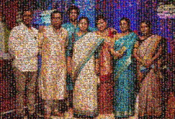 Anniversary Celebration photo mosaic