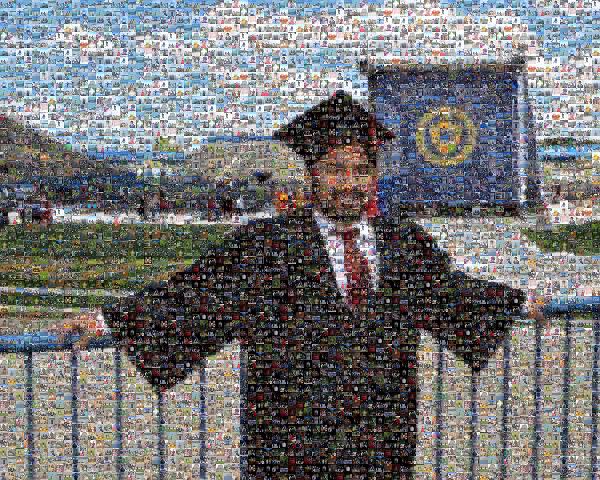 Graduation Day photo mosaic