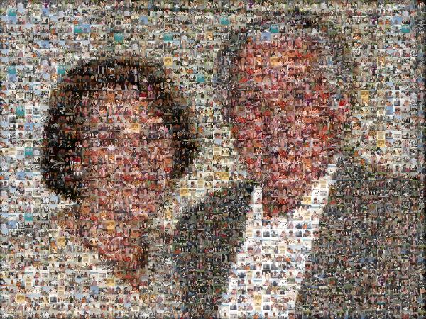Tribute to Papa photo mosaic