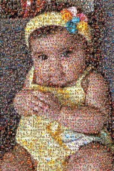 Beautiful Baby photo mosaic