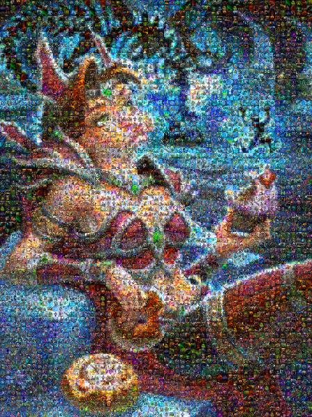 World of Warcraft Character photo mosaic