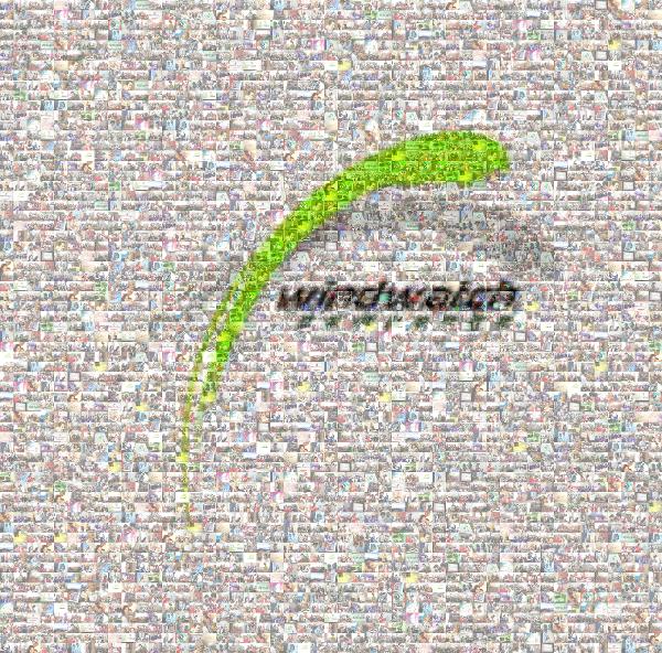 Windwatch Logo photo mosaic