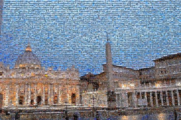 Rome photo mosaic