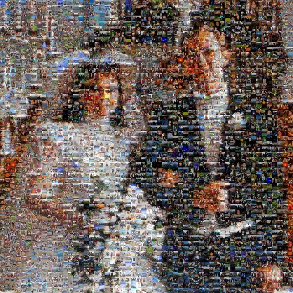 25th Anniversary photo mosaic