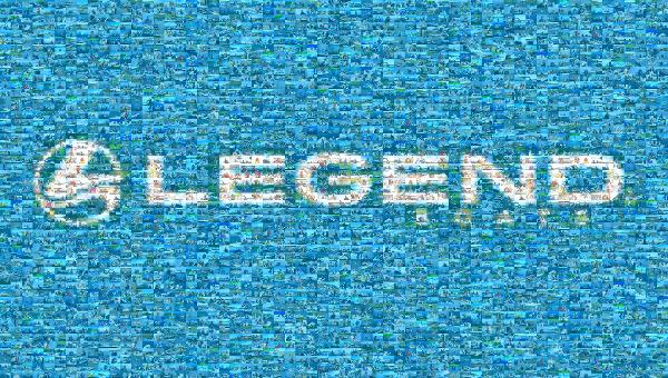 Legend Logo photo mosaic