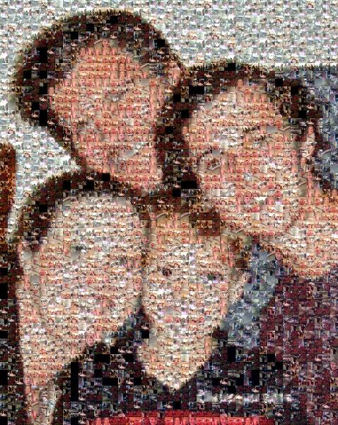 Family photo mosaic