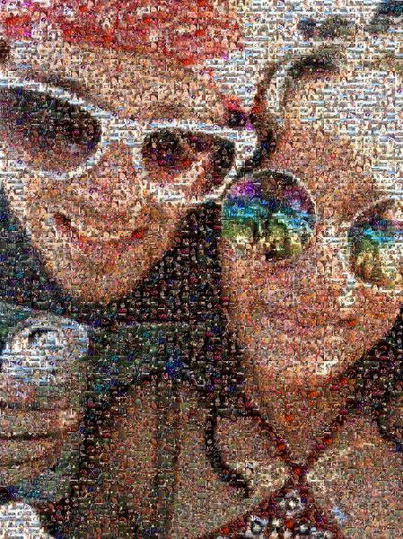 Party Selfie photo mosaic