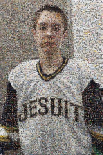 A Young Athlete photo mosaic