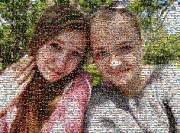Best Friends  photo mosaic