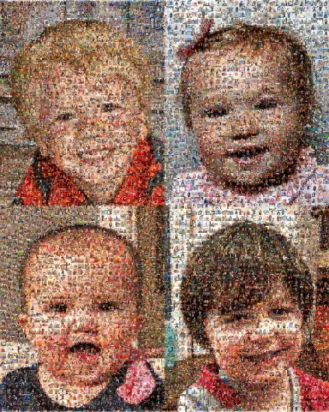 Happy Babies photo mosaic