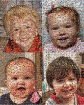 babies baby infants toddlers faces cheeks smiling smiles kids children portraits collages