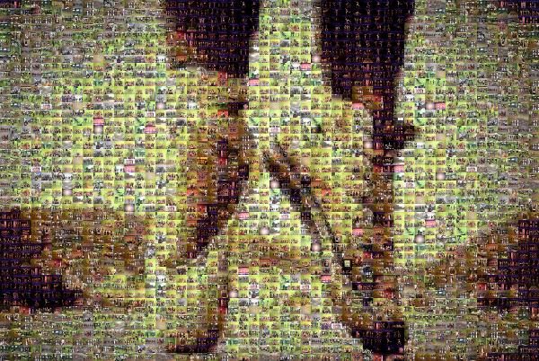Ballet Shoes  photo mosaic