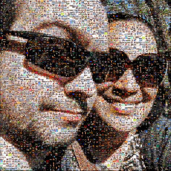 Smiling For The Camera photo mosaic