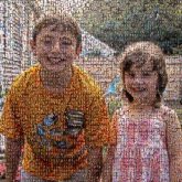 Smiling Siblings kids children siblings people faces portraits family love brother sister