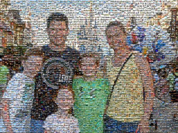 A Family Disney Trip photo mosaic