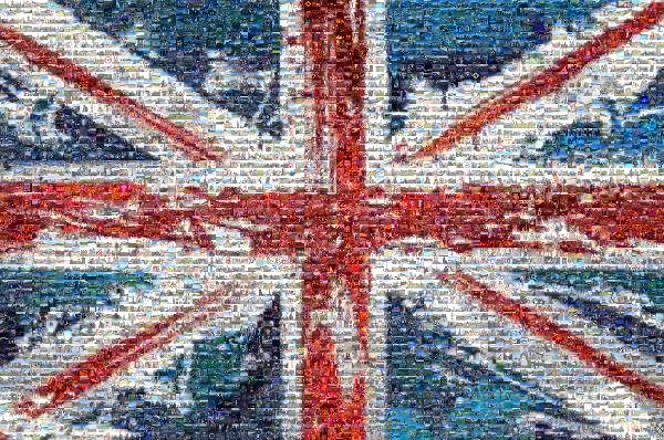Union Jack photo mosaic