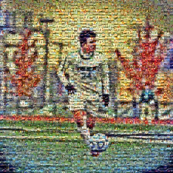 Soccer Player photo mosaic