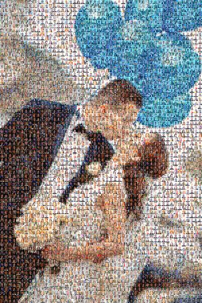Newlyweds! photo mosaic