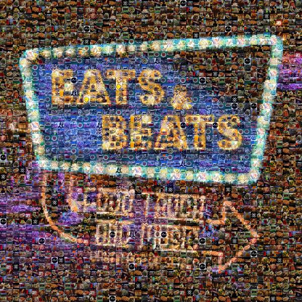 Eats & Beats Food Truck photo mosaic