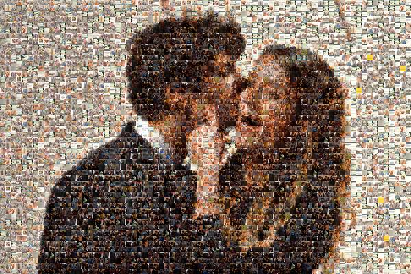 Happy Couple photo mosaic