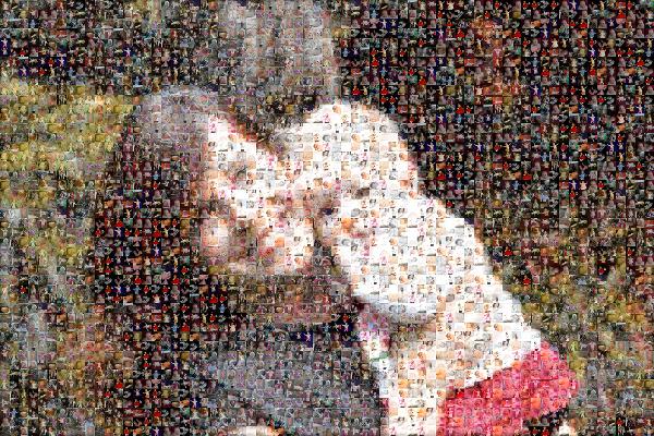 Mom and Baby photo mosaic