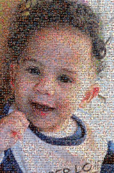 Happy Toddler photo mosaic
