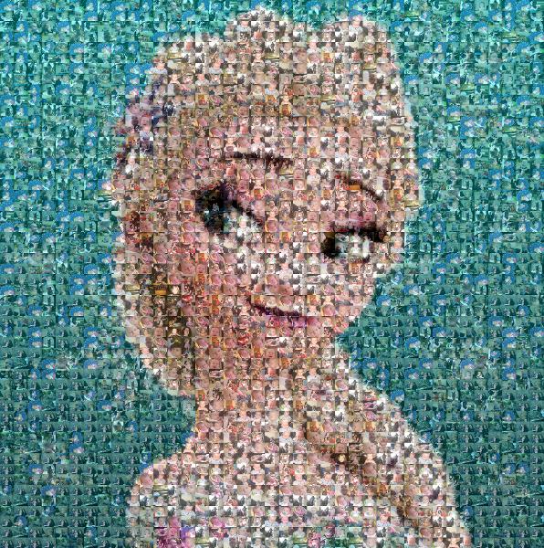 Elsa Frozen Mosaic photo mosaic
