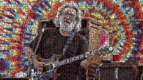 Jerry Garcia photo mosaic