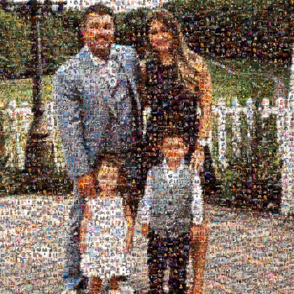Formal Family Photo photo mosaic