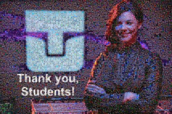 Thank You, Students photo mosaic